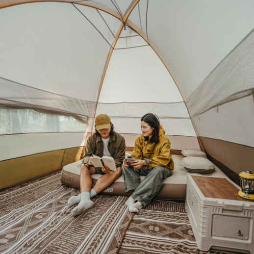 Палатка шестиместная Naturehike, KOTA 6, CNK2450WS031, 75D, светло-коричневая