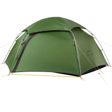 Палатка двухместная со сферическим куполом Naturehike NH17K240-Y, темно-зеленая
