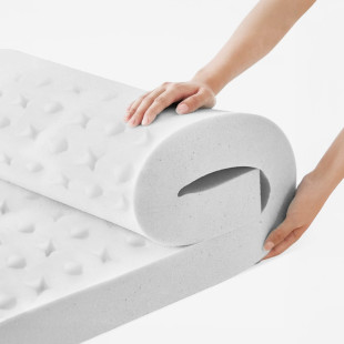 Матрас туристический с подушкой, самонадувающийся одноместный Naturehike CNK2550WS025, влагостойкий, 200х65х6 см, бежевый