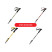 Трекинговая палка Naturehike CNK2300DS010, 135 см, голубая