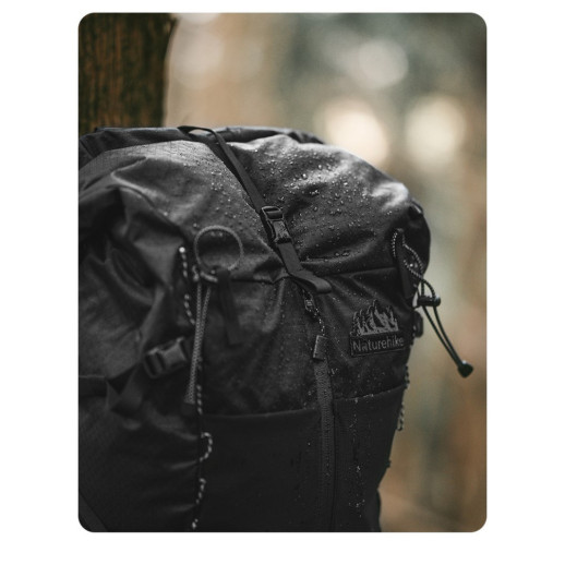 Рюкзак туристический Naturehike CNK2300016, 30+5 л, черный