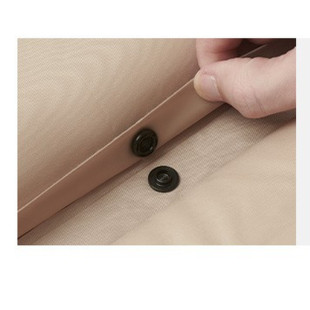 Матрас туристический с подушкой, самонадувающийся одноместный Naturehike CNK2550WS025, влагостойкий, 200х65х6 см, зеленый