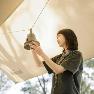 Вентилятор с ночником Naturehike NH22ZM001, темно-зеленый