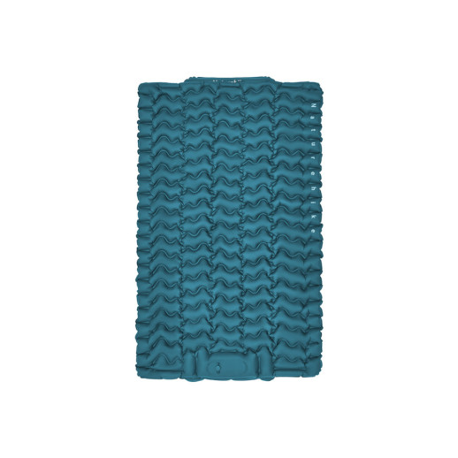 Матрас двойной Naturehike CNK2550WS019, 65 мм, с мешком для надувания, синий