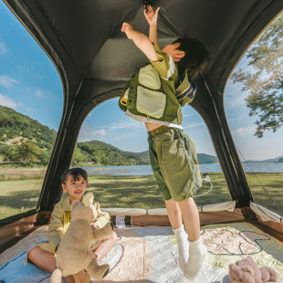 Палатка трехместная автоматическая Naturehike Ango CNK2550WS010, S, коричневая