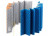 Коврик складной IXPE Naturehike NH19QD008, алюминиевая пленка, 185x56х1,8 см, голубой