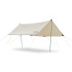 Тент для кемпинга Naturehike Girder NH20TM006, 150D, 400х292 см, золотой (с двумя стойками)