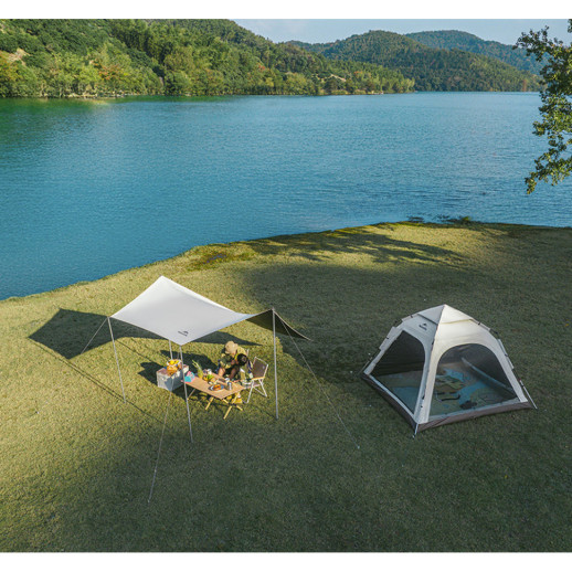 Палатка трехместная автоматическая Naturehike Ango CNK2550WS010, S, серая