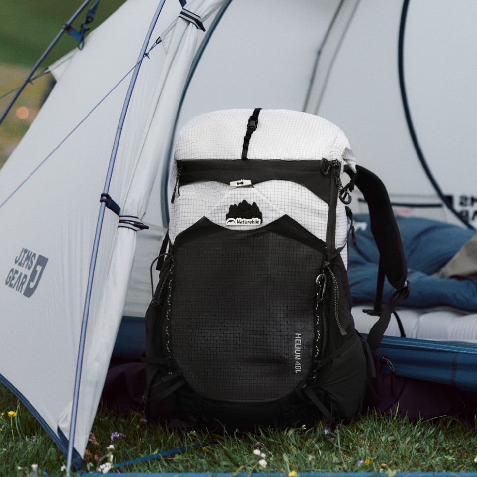 Рюкзак туристический Naturehike Helium CNK2450XB016, 40 л, черный