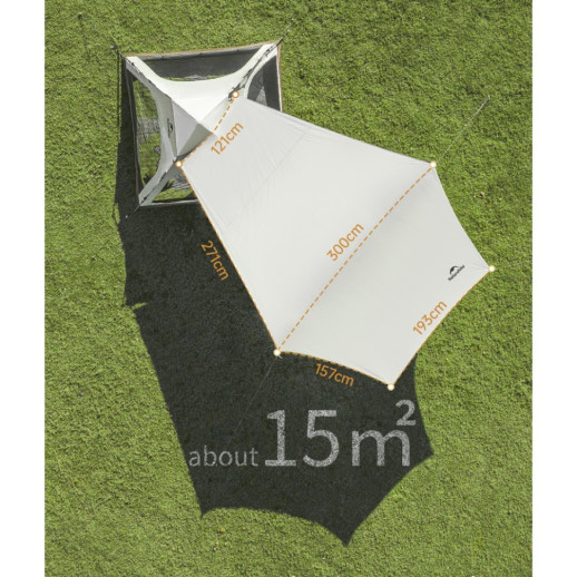 Палатка трехместная автоматическая с тентом Naturehike Ango CNK2550WS010, L, коричневая