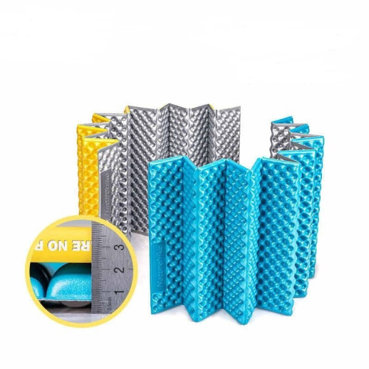 Коврик складной IXPE Naturehike NH20FCD07, алюминиевая пленка, 25 мм, голубой