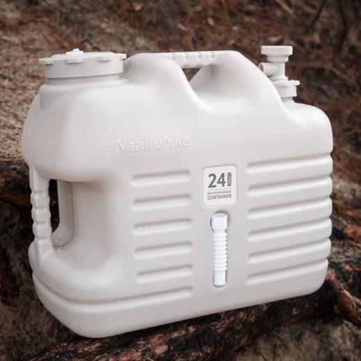 Канистра для воды Naturehike NH16S012-T, 24 литров, серая