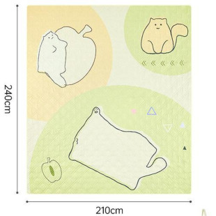 Коврик для пикника Naturehike 210*240 CNK2350WS010, светло-салатовый