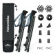 Комплект из пятисекционных складных трекинговых палок Naturehike CNK2450DS013 Gale Pro, 115-135 см, 2 шт, черные