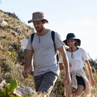 Панама от солнца Naturehike NH21FS532, коричневая