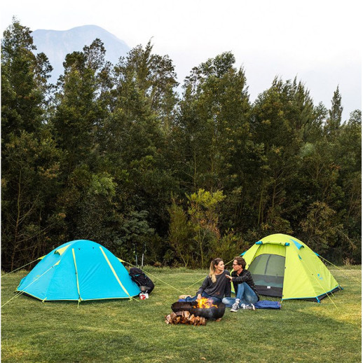 Палатка двухместная Naturehike P-Series NH18Z022-P, 210T/65D, светло-салатовая