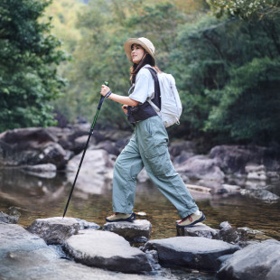 Трекинговая телескопическая палка Naturehike CNK2550DS010 Sunlit Terk Base, 60-135 см, зеленая