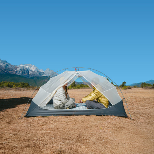 Палатка двухместная ультралегкая Naturehike Mongar UL CNK2550WS016, коричневая