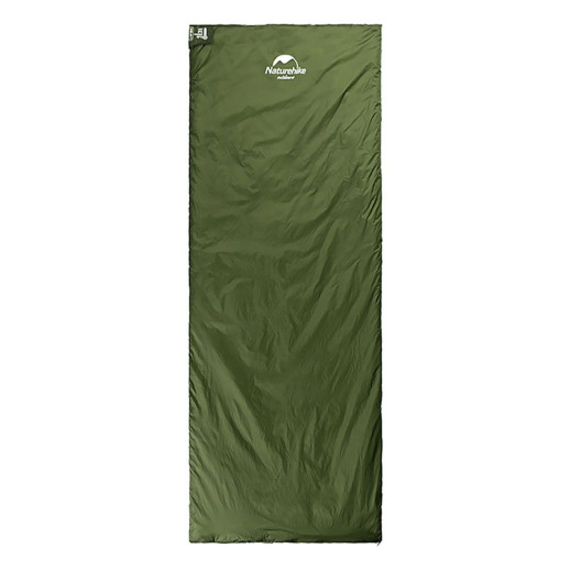 Спальник сверхлегкий Naturehike LW180 NH21MSD04 правый, (15°C), p-p M, темно-зеленый
