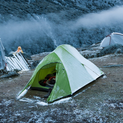Палатка сверхлегкая одноместная Naturehike Cloud Up Base 1 CNK2450WS032, зеленая