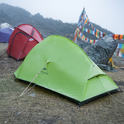 Палатка сверхлегкая одноместная Naturehike Cloud Up Base 1 CNK2450WS032, зеленая