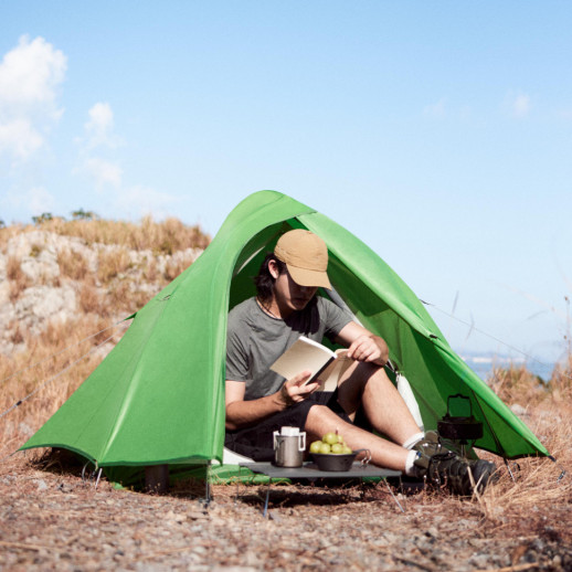 Палатка сверхлегкая одноместная Naturehike Cloud Up Base 1 CNK2450WS032, зеленая