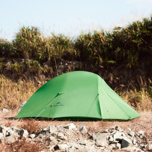Палатка сверхлегкая одноместная Naturehike Cloud Up Base 1 CNK2450WS032, зеленая