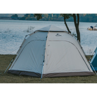 Палатка четырехместная автоматическая Naturehike Ango CNK2550WS010, коричневая